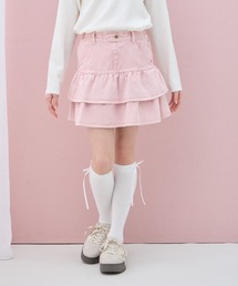 Amourire girl | デニムフリルスカート(スカート)