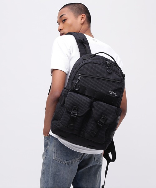 AVIREX（アヴィレックス）の「《直営店限定》REFLECT RIP RUCKSACK / リフレクト リップ リュックサック / AVIREX / アヴィレックス（バックパック/リュック・メンズ・グリーン系カモフラージュ/ブラック・FREE）」の4枚目の写真