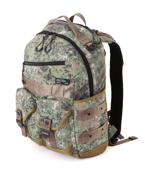 AVIREX（アヴィレックス）の「《直営店限定》REFLECT RIP RUCKSACK / リフレクト リップ リュックサック / AVIREX / アヴィレックス（バックパック/リュック・メンズ・グリーン系カモフラージュ/ブラック・FREE）」の9枚目の写真
