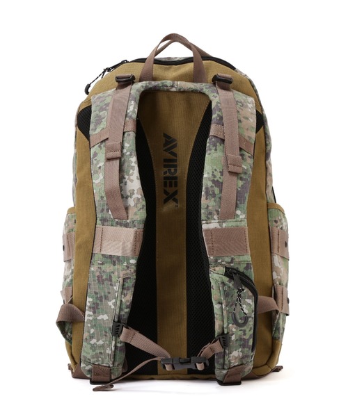 AVIREX（アヴィレックス）の「《直営店限定》REFLECT RIP RUCKSACK / リフレクト リップ リュックサック / AVIREX / アヴィレックス（バックパック/リュック・メンズ・グリーン系カモフラージュ/ブラック・FREE）」の10枚目の写真