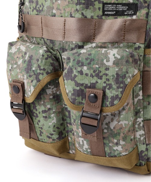 AVIREX（アヴィレックス）の「《直営店限定》REFLECT RIP RUCKSACK / リフレクト リップ リュックサック / AVIREX / アヴィレックス（バックパック/リュック・メンズ・グリーン系カモフラージュ/ブラック・FREE）」の14枚目の写真