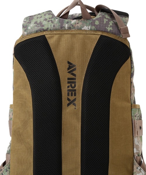 AVIREX（アヴィレックス）の「《直営店限定》REFLECT RIP RUCKSACK / リフレクト リップ リュックサック / AVIREX / アヴィレックス（バックパック/リュック・メンズ・グリーン系カモフラージュ/ブラック・FREE）」の20枚目の写真
