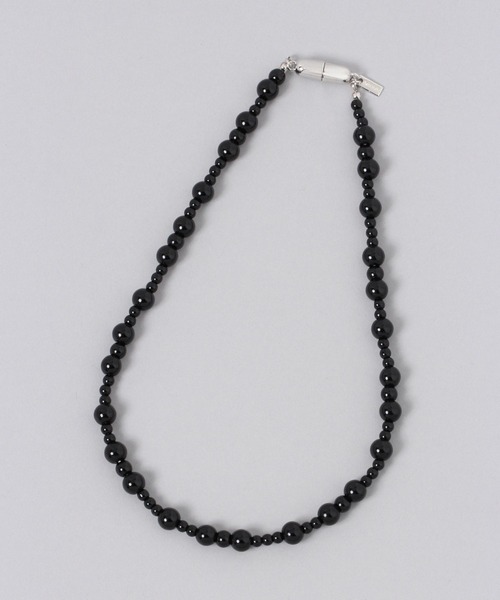 JEANASIS（ジーナシス）の「ガラスビーズネックレス/638295（ネックレス・レディース・ブラック/レッド・FREE）」の7枚目の写真