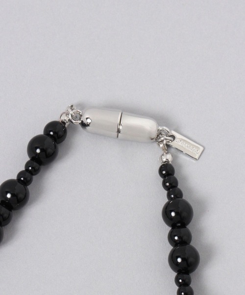 JEANASIS（ジーナシス）の「ガラスビーズネックレス/638295（ネックレス・レディース・ブラック/レッド・FREE）」の8枚目の写真