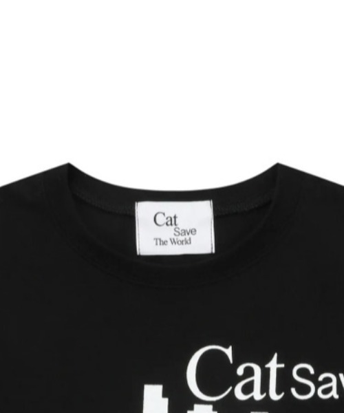 CATSAVETHEWORLD(キャットセーブザワールド)の「◇CATSAVETHEWORLD◇ブランド直輸入正規品/ピクセルアートクロップティー Pixel Crop T(Tシャツ/カットソー・レディース・ブラック/ホワイト・FREE)」の13枚目の写真
