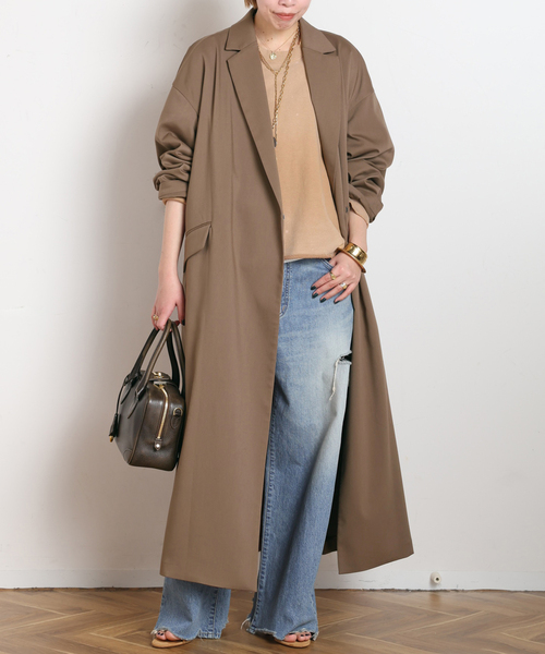 AP STUDIO（エーピーストゥディオ）の「グレースコート（その他アウター・レディース・ブラック/キャメル・36/38）」の2枚目の写真