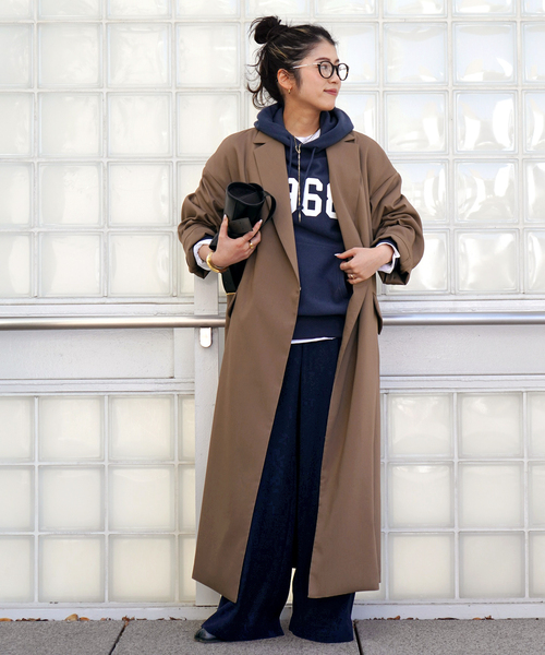 AP STUDIO（エーピーストゥディオ）の「グレースコート（その他アウター・レディース・ブラック/キャメル・36/38）」の3枚目の写真