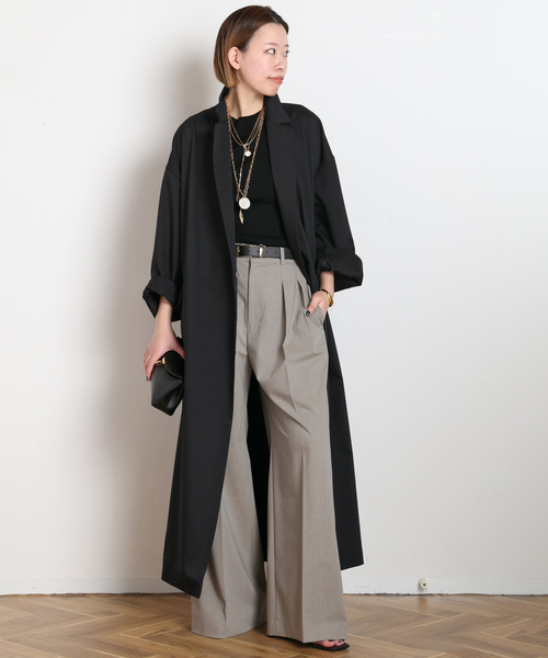 AP STUDIO（エーピーストゥディオ）の「グレースコート（その他アウター・レディース・ブラック/キャメル・36/38）」の9枚目の写真