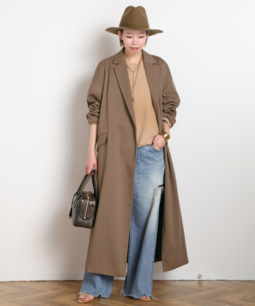 AP STUDIO（エーピーストゥディオ）の「グレースコート（その他アウター・レディース・ブラック/キャメル・36/38）」の12枚目の写真