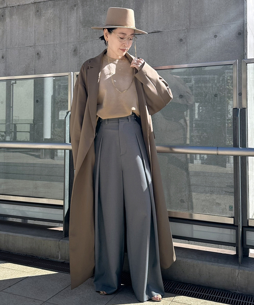 AP STUDIO（エーピーストゥディオ）の「グレースコート（その他アウター・レディース・ブラック/キャメル・36/38）」の10枚目の写真