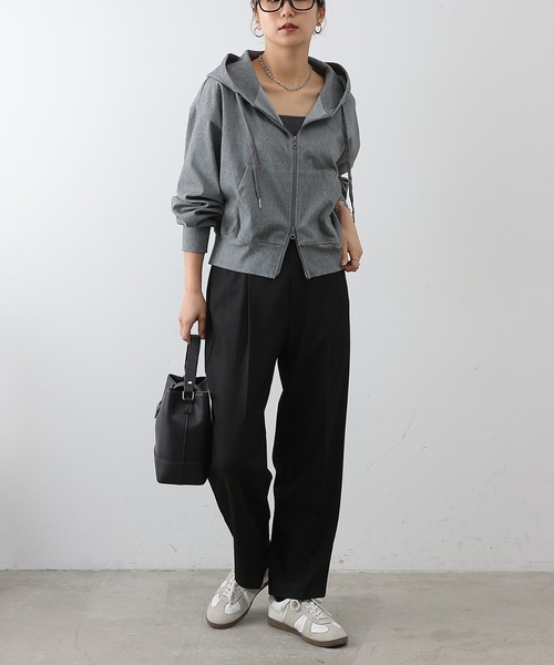 COLONY 2139(コロニートゥーワンスリーナイン)の「4WAYストレッチダブルジップパーカー(パーカー・レディース・インディゴブルー/ブラック/グレー・FREE)」の17枚目の写真