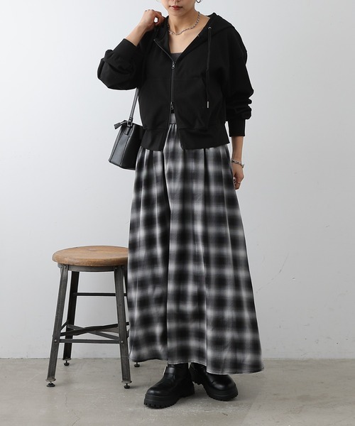 COLONY 2139(コロニートゥーワンスリーナイン)の「4WAYストレッチダブルジップパーカー(パーカー・レディース・インディゴブルー/ブラック/グレー・FREE)」の7枚目の写真