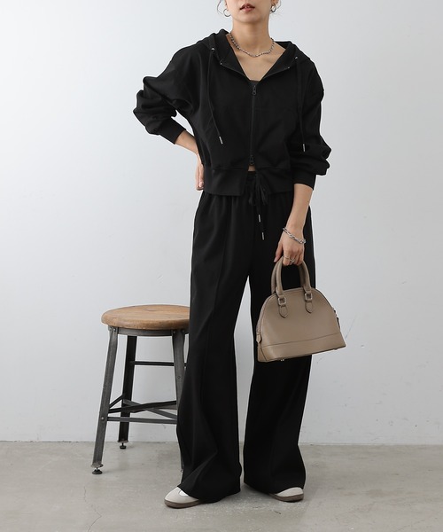 COLONY 2139(コロニートゥーワンスリーナイン)の「4WAYストレッチダブルジップパーカー(パーカー・レディース・インディゴブルー/ブラック/グレー・FREE)」の11枚目の写真