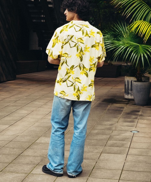 TCSS(ティーシーエスエス)の「SS SHIRT/TCSS/ティーシーエスエス オープンカラーシャツ 半袖 開襟シャツ アロハシャツ 総柄 ヴィンテージ サーフ リゾート(シャツ/ブラウス・メンズ・ホワイト/ブラック・LARGE/MEDIUM/X-LARGE)」の4枚目の写真