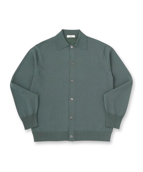 TAKEO KIKUCHI（タケオキクチ）の「ポロ ニットシャツ カーディガン（カーディガン/ボレロ・メンズ・ベージュ/ネイビー/ブラック/ダークグリーン・02/03）」の21枚目の写真