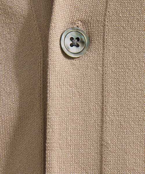 TAKEO KIKUCHI（タケオキクチ）の「ポロ ニットシャツ カーディガン（カーディガン/ボレロ・メンズ・ベージュ/ネイビー/ブラック/ダークグリーン・02/03）」の9枚目の写真