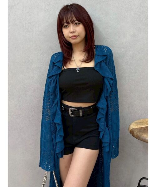 EVRIS(エヴリス)の「MANY WAY ビスチェ(Tシャツ/カットソー・レディース・ブラック/ホワイト・SMALL/MEDIUM)」の4枚目の写真