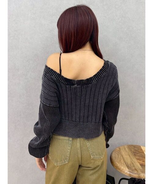 EVRIS(エヴリス)の「MANY WAY ビスチェ(Tシャツ/カットソー・レディース・ブラック/ホワイト・SMALL/MEDIUM)」の7枚目の写真