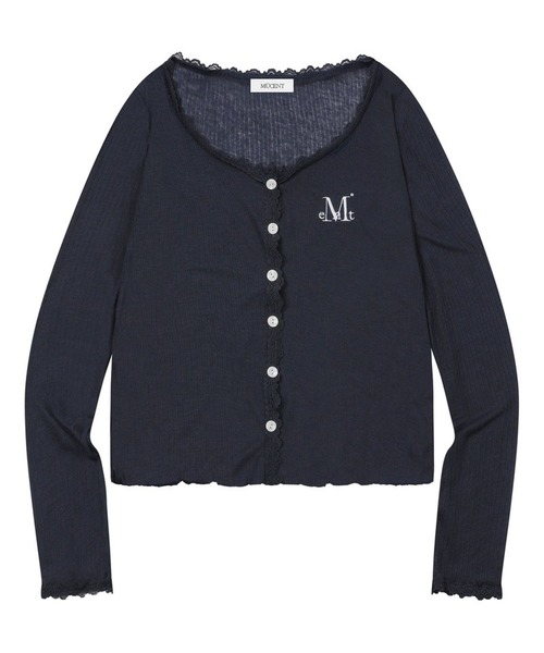 MUCENT（ムセント）の「MUCENT／DELLAレースカーディガン（カーディガン/ボレロ・レディース・ネイビー/グレー/ホワイト・FREE）」の15枚目の写真