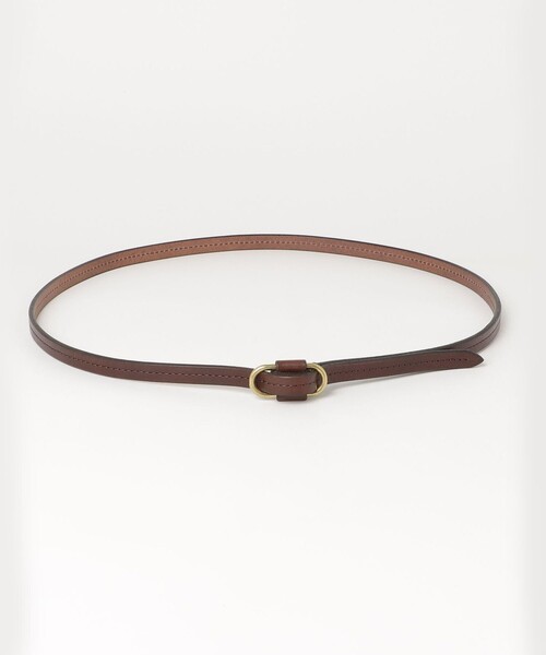 fredy emue（フレディエミュ）の「牛革フリー細ベルト（ベルト・レディース・ブラック/ダークブラウン・FREE）」の9枚目の写真