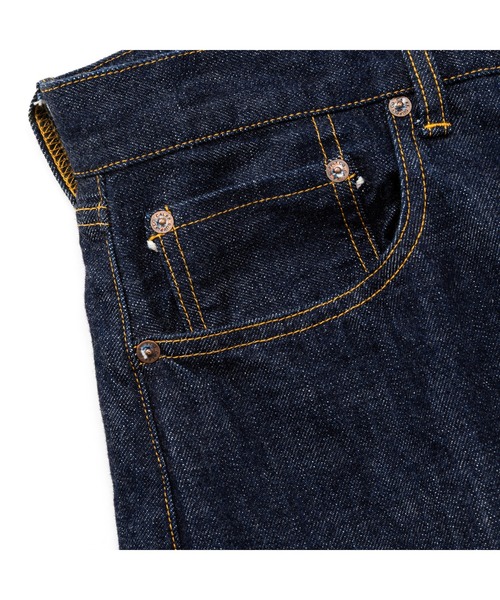 CALEE（キャリー）の「VINTAGE REPRODUCT DENIM PANTS（デニムパンツ・メンズ・インディゴブルー・30inch/32inch/34inch/36inch/38inch）」の6枚目の写真