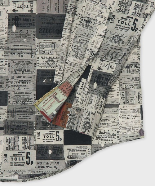 Paul Smith（ポールスミス）の「"TICKETS" カジュアルシャツ / 163643 309（シャツ/ブラウス・メンズ・ブラック/マルチ・X-LARGE/LARGE/MEDIUM/SMALL）」の3枚目の写真