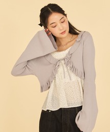 archives（アルシーヴ）の「フリルニットＣＤ×ドットキャミビスチェＳＥＴ（アンサンブル）」