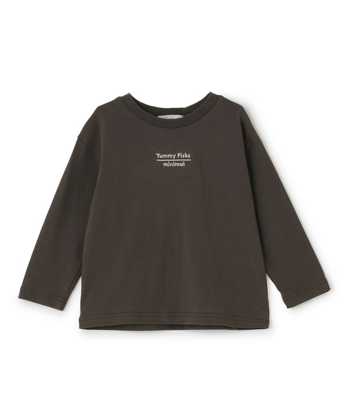 minimal（ミニマル）の「【綿100】【プチプラ】アソートグラフィック長袖Tシャツ（Tシャツ/カットソー・キッズ・チャコール/ホワイト系その他/ラベンダー/オフホワイト/イエロー/サックスブルー・130cm/120cm/140cm/100cm/90cm/110cm）」の14枚目の写真