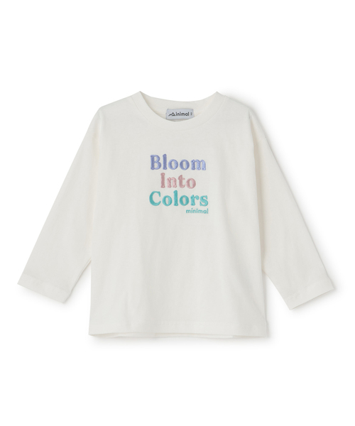 minimal（ミニマル）の「【綿100】【プチプラ】アソートグラフィック長袖Tシャツ（Tシャツ/カットソー・キッズ・チャコール/ホワイト系その他/ラベンダー/オフホワイト/イエロー/サックスブルー・130cm/120cm/140cm/100cm/90cm/110cm）」の19枚目の写真