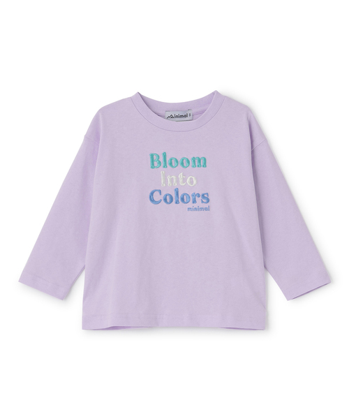 minimal（ミニマル）の「【綿100】【プチプラ】アソートグラフィック長袖Tシャツ（Tシャツ/カットソー・キッズ・チャコール/ホワイト系その他/ラベンダー/オフホワイト/イエロー/サックスブルー・130cm/120cm/140cm/100cm/90cm/110cm）」の20枚目の写真