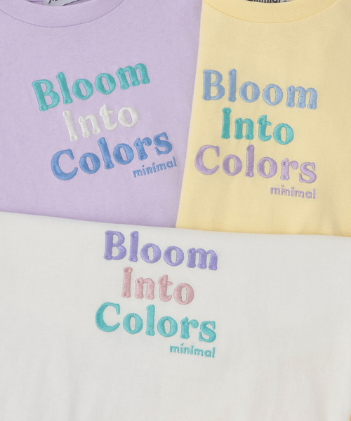 minimal（ミニマル）の「【綿100】【プチプラ】アソートグラフィック長袖Tシャツ（Tシャツ/カットソー・キッズ・チャコール/ホワイト系その他/ラベンダー/オフホワイト/イエロー/サックスブルー・130cm/120cm/140cm/100cm/90cm/110cm）」の7枚目の写真