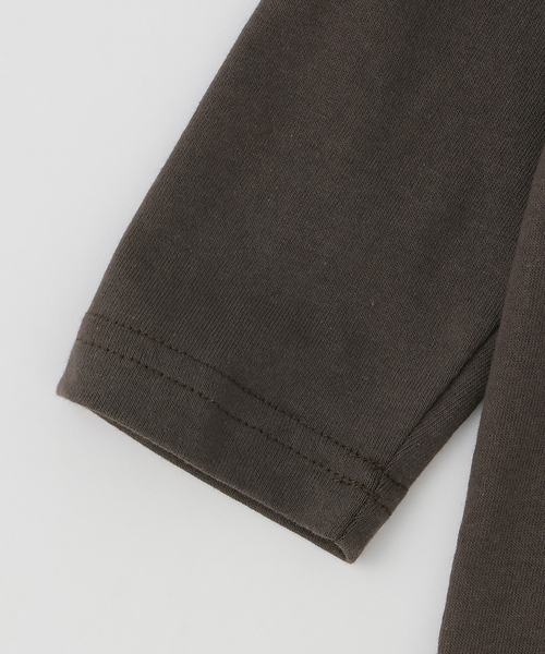 minimal（ミニマル）の「【綿100】【プチプラ】アソートグラフィック長袖Tシャツ（Tシャツ/カットソー・キッズ・チャコール/ホワイト系その他/ラベンダー/オフホワイト/イエロー/サックスブルー・130cm/120cm/140cm/100cm/90cm/110cm）」の8枚目の写真