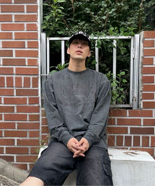 URBANAGE（アーバンエイジ）の「Just About ピグメントオーバーロングスリーブベージュ（Tシャツ/カットソー・レディース・その他・MEDIUM/LARGE）」の8枚目の写真
