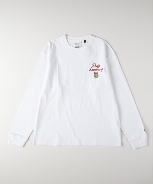 Right-on(ライトオン)の「Other(ソノタ)グラフィックプリントロングスリーブTシャツ(Tシャツ/カットソー・メンズ・ブラック/グレー/ホワイト・S/M/L/XL)」の11枚目の写真