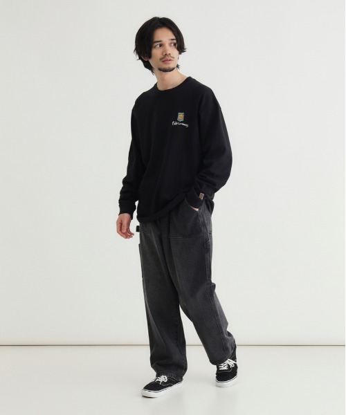 Right-on(ライトオン)の「Other(ソノタ)グラフィックプリントロングスリーブTシャツ(Tシャツ/カットソー・メンズ・ブラック/グレー/ホワイト・S/M/L/XL)」の19枚目の写真
