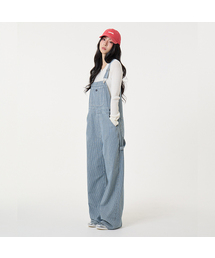 UNKNOWN PLANET（アンノウンプラネット）の「ストライプオーバーオールブルー（サロペット/オーバーオール）」