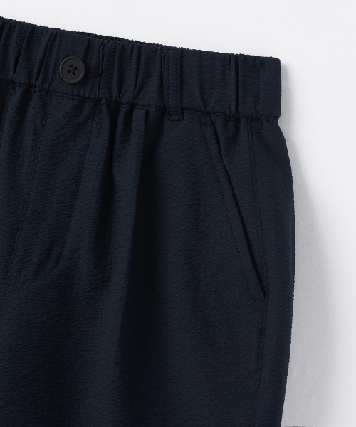 MUSINSA STANDARD KIDS（ムシンサスタンダードキッズ）の「ワイドシアサッカー バンディングショーツ [ネイビー]（その他パンツ・レディース・その他・140/150/110/120/100/160/130）」の4枚目の写真