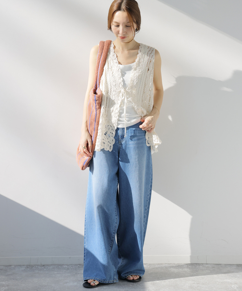 BONGUSTA(ボングスタ)の「【BONGUSTA/ボングスタ】NARAM STRIPED トートバッグ(トートバッグ・レディース・アイボリー/キャメル/ピンク・FREE)」の9枚目の写真