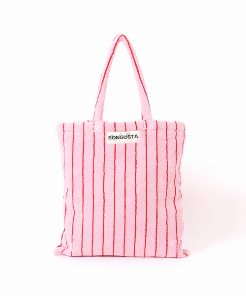BONGUSTA(ボングスタ)の「【BONGUSTA/ボングスタ】NARAM STRIPED トートバッグ(トートバッグ・レディース・アイボリー/キャメル/ピンク・FREE)」の21枚目の写真