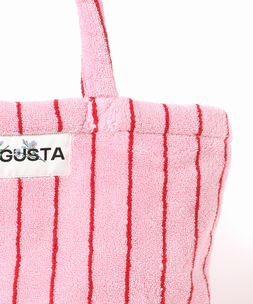 BONGUSTA(ボングスタ)の「【BONGUSTA/ボングスタ】NARAM STRIPED トートバッグ(トートバッグ・レディース・アイボリー/キャメル/ピンク・FREE)」の19枚目の写真