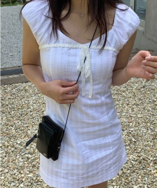 Kijun（キジュン）の「ピュアレースミニドレス オフホワイト（ワンピース・レディース・その他・SMALL/MEDIUM）」の9枚目の写真