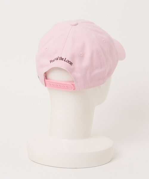 PEANUTS（ピーナッツ）の「FRUIT OF THE LOOM/フルーツオブザルーム　ツイルキャップ１（キャップ・レディース・ネイビー/ピンク・ONE SIZE）」の3枚目の写真