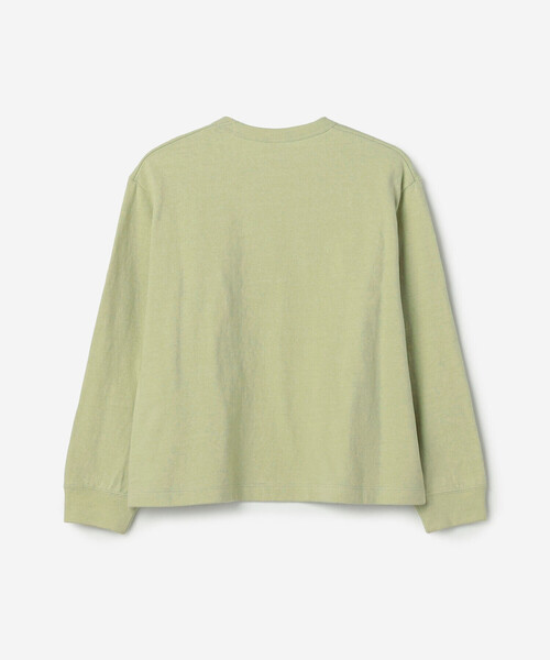 ORCIVAL（オーシバル）の「ORCIVAL | アンイーブンジャージー 刺繍ロングスリーブプルオーバー WOMEN（Tシャツ/カットソー・レディース・サックスブルー/ピンク/ライトグリーン・1）」の10枚目の写真