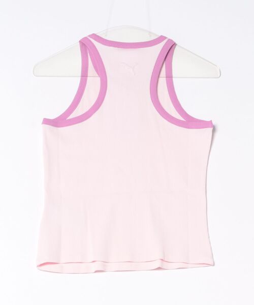PUMA(プーマ)の「PUMA/プーマ タンクトップ パワーパフガールズ コラボ PPG SLIM TOP W 637467(タンクトップ・レディース・ブラック/ピンク・M/L)」の3枚目の写真