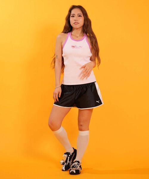 PUMA(プーマ)の「PUMA/プーマ タンクトップ パワーパフガールズ コラボ PPG SLIM TOP W 637467(タンクトップ・レディース・ブラック/ピンク・M/L)」の13枚目の写真