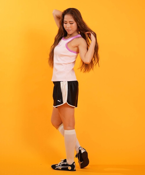 PUMA(プーマ)の「PUMA/プーマ タンクトップ パワーパフガールズ コラボ PPG SLIM TOP W 637467(タンクトップ・レディース・ブラック/ピンク・M/L)」の14枚目の写真