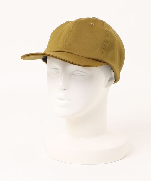 KIJIMA TAKAYUKI（キジマ　タカユキ）の「KIJIMA TAKAYUKI | 〈別注〉POLY WOOL TWILL INSIDE OUT 6 PANEL CAP（キャップ・メンズ・ブラック/グリーン系その他/マスタード・F）」の3枚目の写真