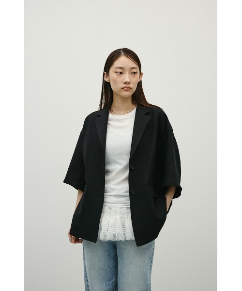 STYLEMIXER(スタイルミキサー)の「リネンライクテーラージャケット(テーラードジャケット・レディース・ブラック/アイボリー/ベージュ・FREE)」の16枚目の写真
