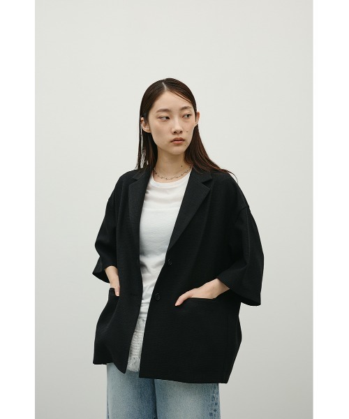 STYLEMIXER(スタイルミキサー)の「リネンライクテーラージャケット(テーラードジャケット・レディース・ブラック/アイボリー/ベージュ・FREE)」の17枚目の写真