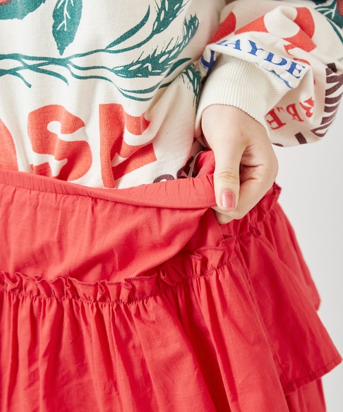 チャイハネ（チャイハネ）の「【チャイハネ】シグナミミニスカート（スカート・レディース・レッド/ホワイト/ブルー・FREE）」の4枚目の写真